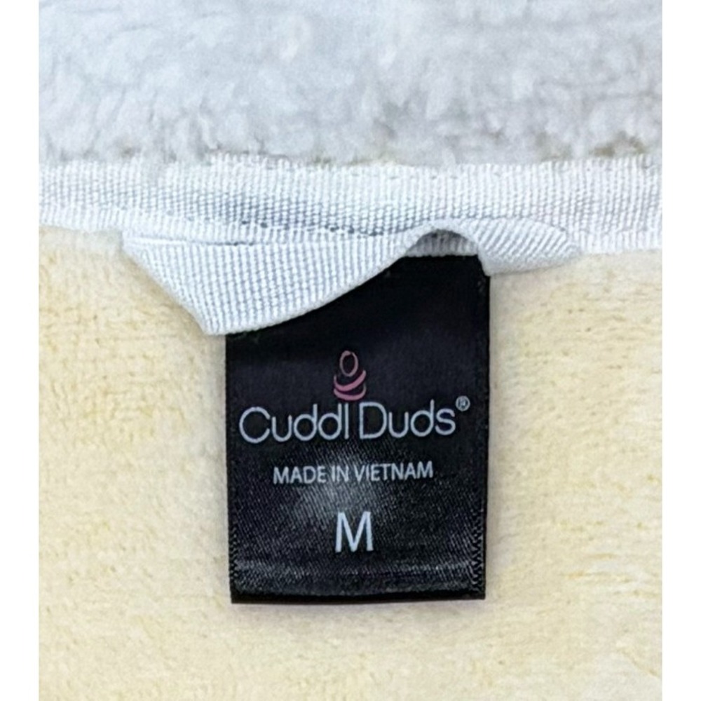 Chenille Cuddl Duds Robe NWT Women's Size Medium Sheep Yellow Full Zip - Picture 4 of 8